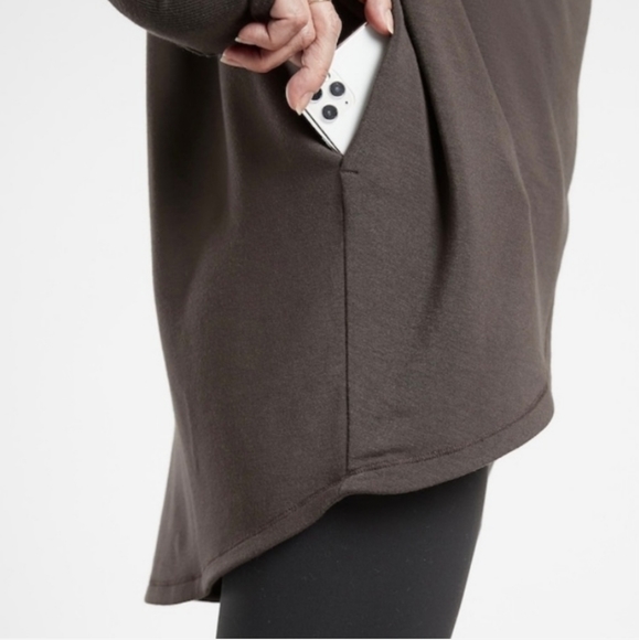 Athleta Purana Wrap Sweatshirt Size S - Picture 5 of 10